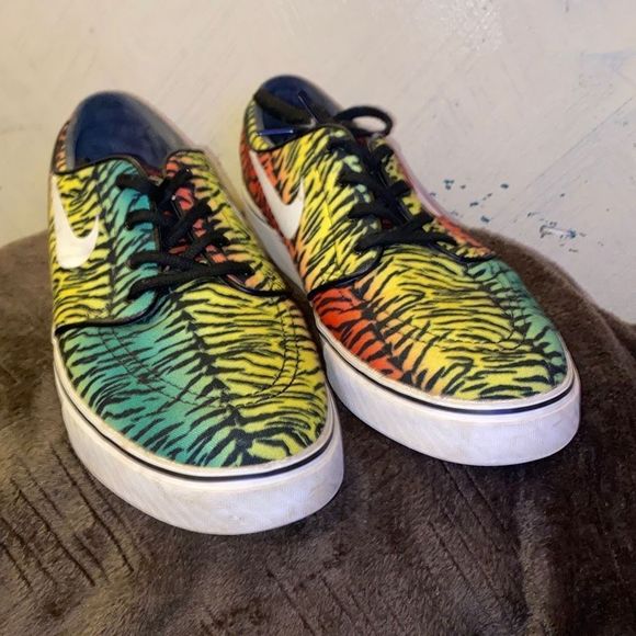 Nike Zoom Stefan Janoski Sz 12 CNVS Tiger Pack Canvas Skateboarding  Shoes - Picture 1 of 11